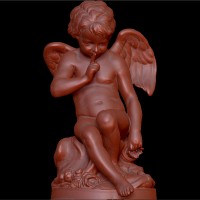 Скульптура ангелочек