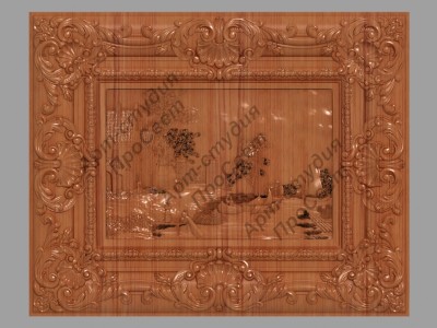 Резное панно 