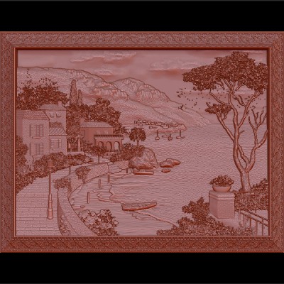 Резное панно 