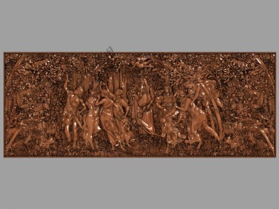 Резное панно 