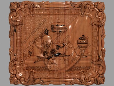 Резное панно 