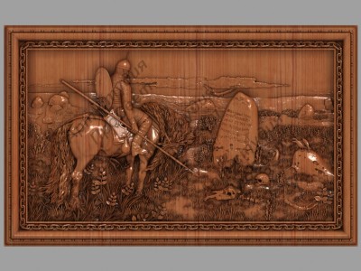 Резное панно 