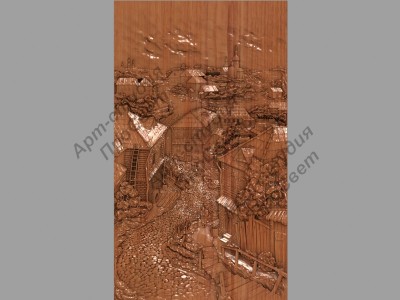 Резное панно 