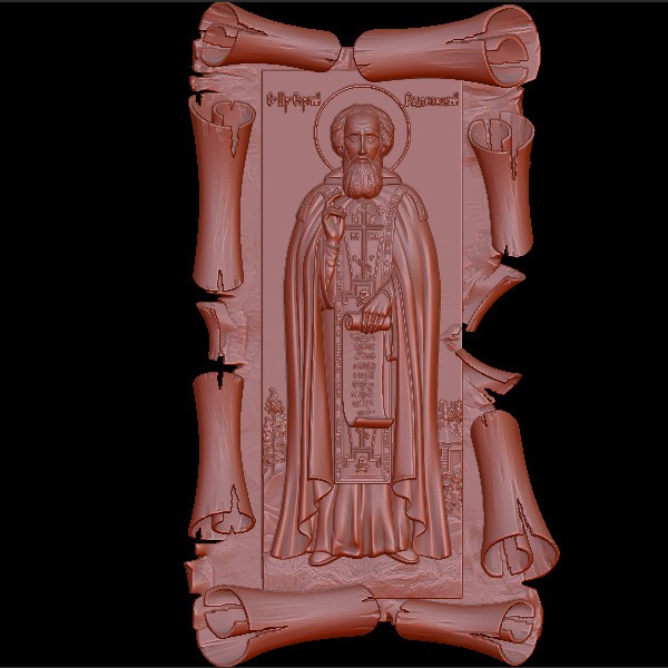 Икона Сергий Радонежский