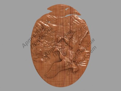 Резное панно 