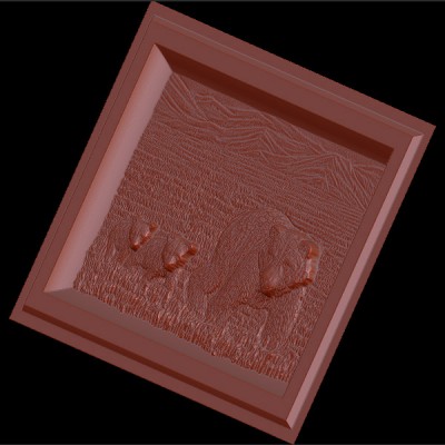 Резное панно 