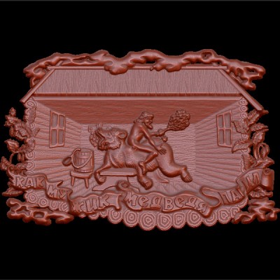 Резное панно 