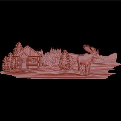 Резное панно 