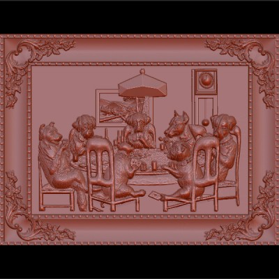 Резное панно 