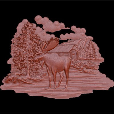 Резное панно 