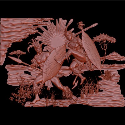 Резное панно 