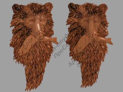 Резное панно 