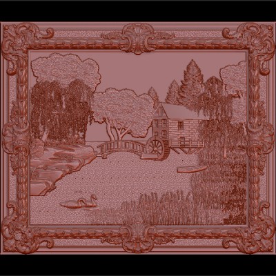 Резное панно 