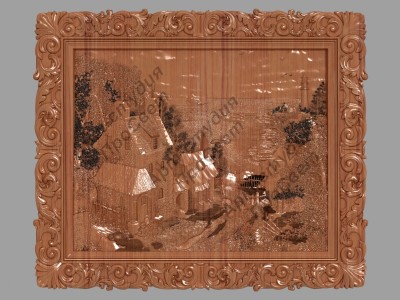 Резное панно 