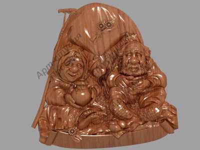 Резное панно 