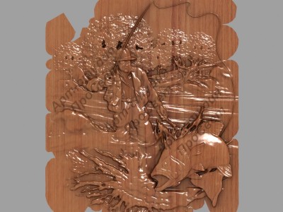 Резное панно 