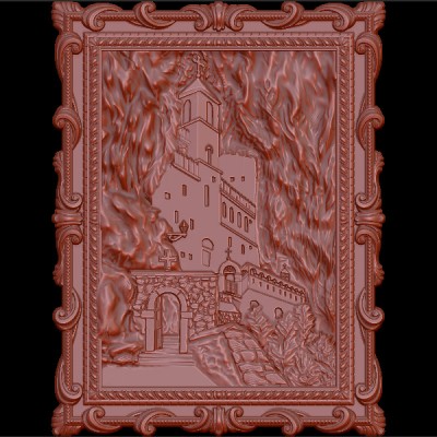 Резное панно 