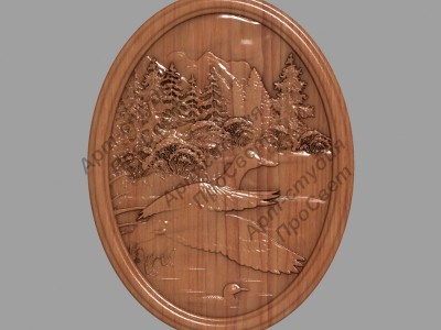 Резное панно 