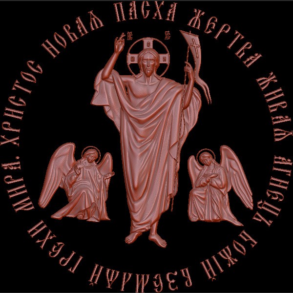Резное панно
