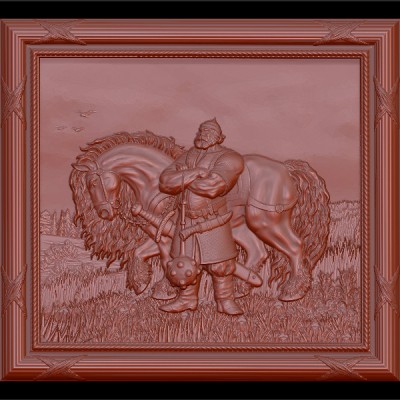 Резное панно 