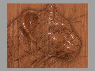 Резное панно 