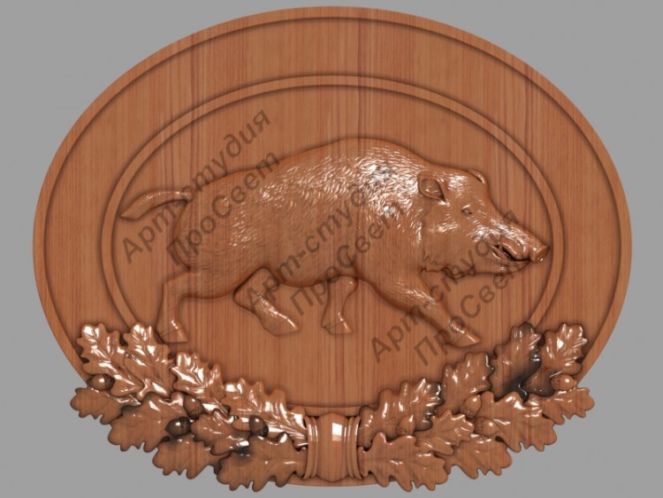 Резное панно