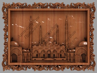 Резное панно 